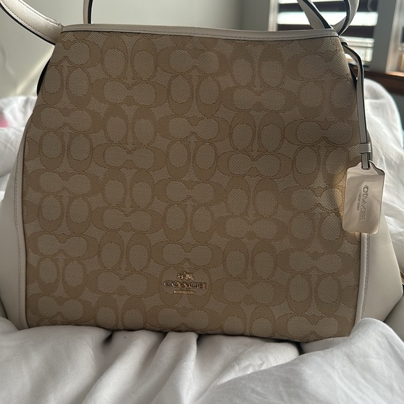 Signature fabric Coach Purse Edie - Picture 2 of 8